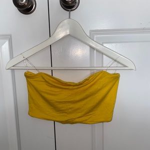 Revamped yellow tube top